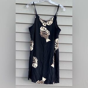 fish print romper Bali Batiks Resortwear rayon women’s large